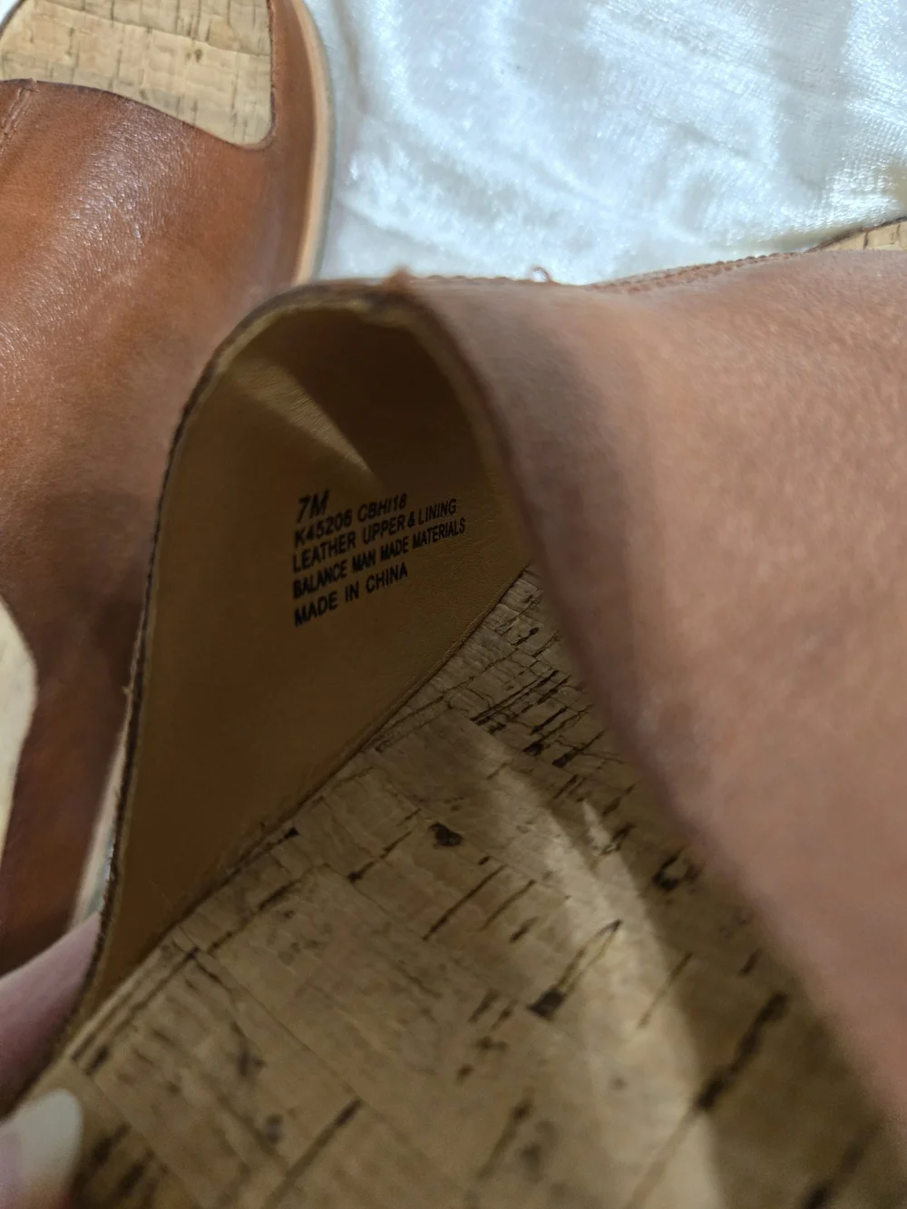 Kork-Ease Tutsi Womens Brown Leather Slide Sandals. Size 7 NWOB!!